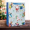 thumbnail image 5 of Holiday Time Blue Snow Angel Large Christmas Paper Gift Bag, 5 of 5