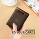 thumbnail image 4 of Billetera RUNBOX de piel auténtica delgada con bloqueo RFID para hombre, 4 of 6