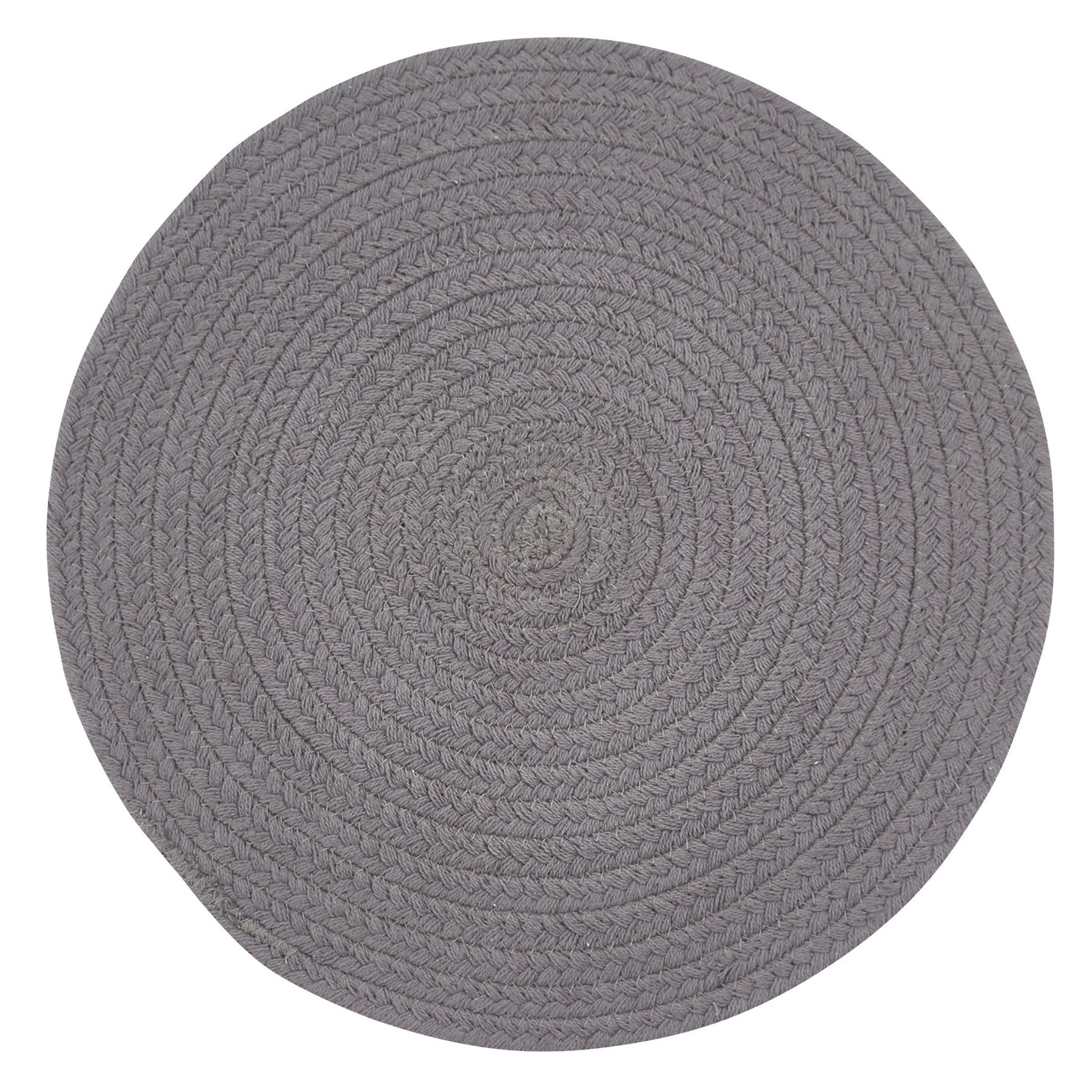Split P Charcoal Essex Round Placemat Set of 4