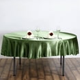 thumbnail image 2 of Efavormart 90" Moss Green Wholesale Linens SATIN Round Tablecloth for Kitchen Dining Catering Wedding Birthday Party Events, 2 of 10