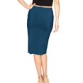 thumbnail image 6 of Stretch Is Comfort Women's Soft Stretch Midi Skirt | Adult  Small - 5x, 6 of 9