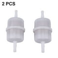 thumbnail image 1 of Feimier 2 pack Replacement Fuel Filter for Kohler 24-050-13-S 24-050-05-S, Lawn Mower Engine Parts, High-Quality Plastic, Easy Install, Fits Multiple Models, White, 1 of 9