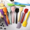 thumbnail image 2 of Silicone Spatula for Baking & Cooking – High Heat-Resistant, Non-Stick, Dishwasher Safe, Food-Safe, Multicolor, 2 of 22