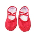 thumbnail image 2 of Jiandong dance shoes Ballet Shoes Sole Canvas Leather Dance Practice Shoe Slippers Children Girls Kids Womens Flats Flat(8.86X3.74X2.36Inch), 2 of 10