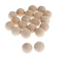 thumbnail image 2 of Paquete de 3-5 bolas de madera dura de 50x, bolas de madera de haya Natural sólida, cuentas para hacer manualidades 5 piezas, 2 of 8