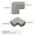 thumbnail image 2 of Unique Bargains 6pcs Desk Table Edge Foam Corner Cushion Guards Strip Roll Soft Bumper Protector with Stick Tapes Gray, 2 of 8