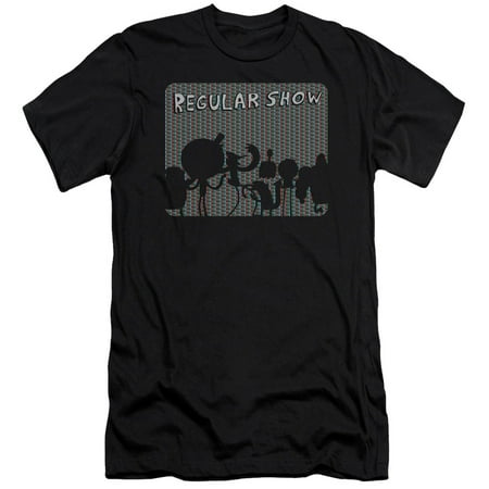 Trevco REGULAR SHOW RGB GROUP Black Adult Unisex T-Shirt