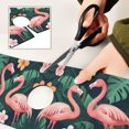 thumbnail image 6 of Yayeee Faucet Mat for Kitchen Sink 14.7" Diatomite Long Splash Guard Pad, Flamingo Leaves Pattern, 2 Pack, 6 of 7