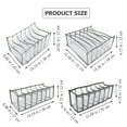 thumbnail image 3 of Shisuyan Wardrobe Storage Box Practical Lightweight 4Pcs 14.2X6.7X4.7In, 3 of 8