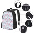thumbnail image 2 of Easygdp Flamingo and Pineapple Mochila de Gran Capacidad Minimalista Ideal para Escuela, Viajes y Uso Diario, 2 of 6