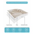 thumbnail image 5 of Quilts Full Size Bedding Set, Beige Palm Leaves Lightweight Quilted Comforter, Summer Tropical Botanical Coastal Soft Reversible Bedspread Coverlet with Pillow Covers for All Season, 78" x 90", 5 of 7