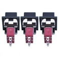 thumbnail image 1 of 3X AC 250V / 3A 125V / 5A MomentáNeo SPDT 3 Posiciones Interruptor de Palanca T80-R, 1 of 1