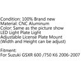 thumbnail image 6 of License Plate Holder Bracket with LED Light For Suzuki GSXR 600 750 K6 2006-2007, 6 of 6