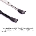 thumbnail image 3 of Eigraketly Soporte trasero para bicicleta de montaña de aleación de aluminio, reemplazo antideslizante portátil de alta resistencia, soporte lateral para Ciclismo Negro Eigraketly OD028629-02, 3 of 6