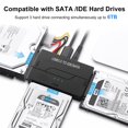 thumbnail image 3 of Lector de disco duro EYOOLD Adaptador SATA IDE a USB 3.0, 3 of 9