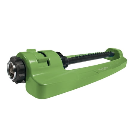 - Martha Stewart 3600-Sq Ft Coverage, Indestructible Metal Base Oscillating Sprinkler with Adjustable Spray Patterns
