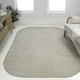 thumbnail image 4 of JONATHAN Y SHAPES 5 x 8 Area Rug, Miles Minimalist Radius Corner - Beige, SHP100B-5, 4 of 7
