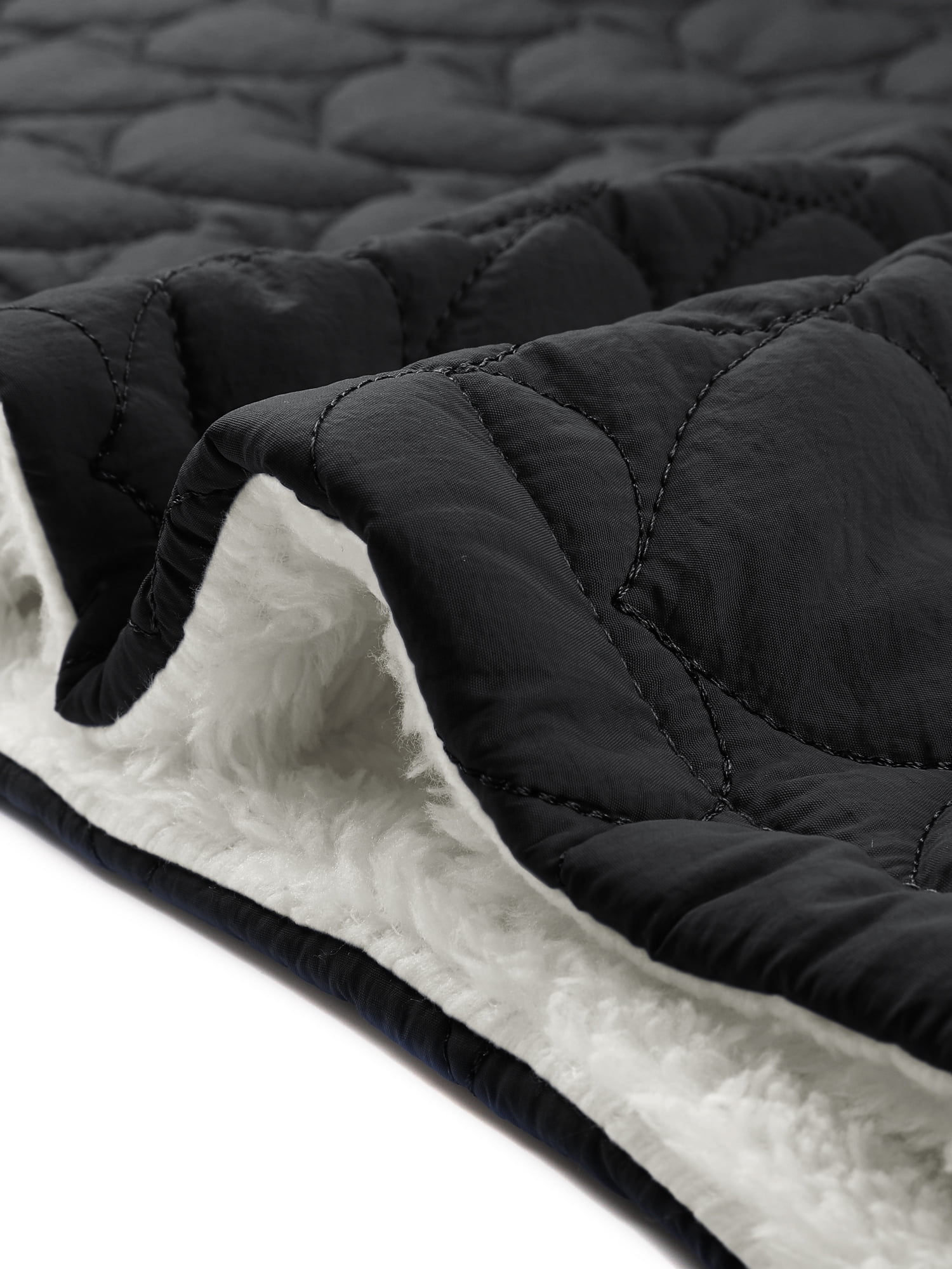 DARING DIVA Women's Plus Size Puffer Coat with Hood and Pockets 2X Black