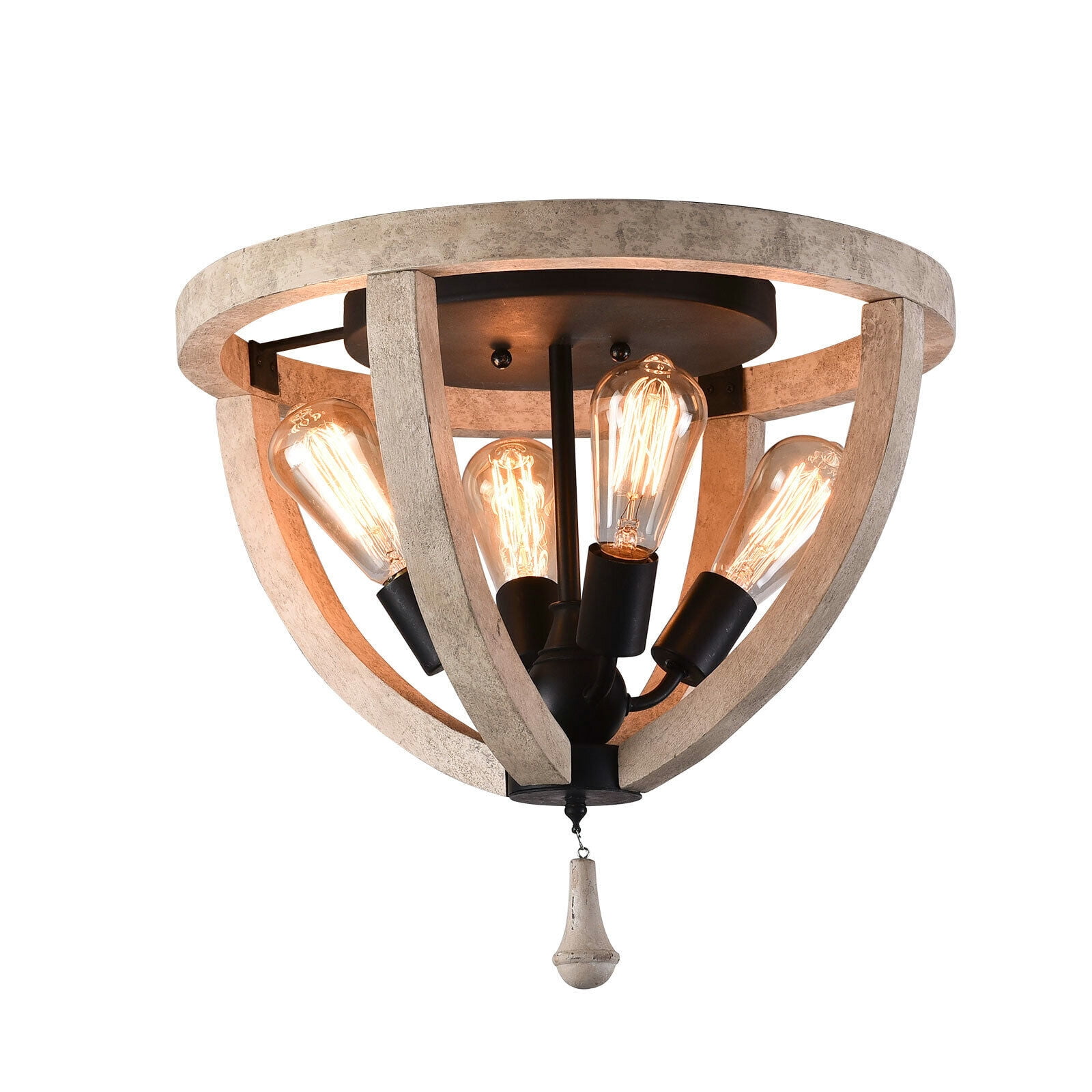 Wood Ceiling Light, Ceiling Light, Ceiling Mount Light Fixture for Bedrooms, Clubs, Craft Rooms, Living Rooms, Dining Rooms