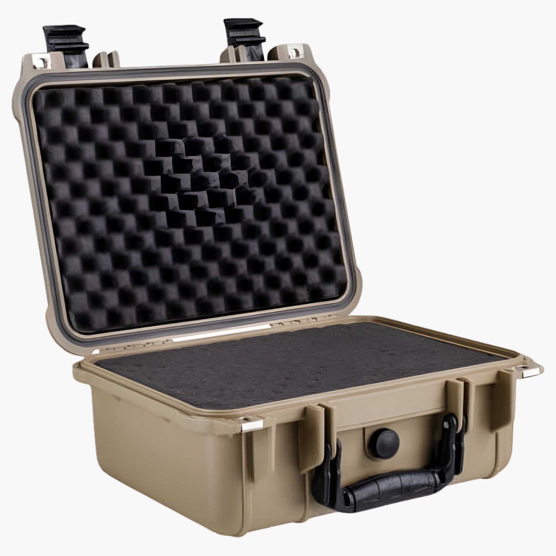 Eylar Compact 13.37in Protective Gear Case Water and Shock Resistant w/ Foam, Ta