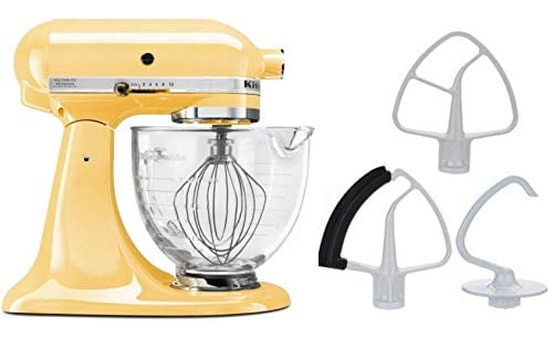 yellow kitchenaid hand mixer