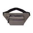 thumbnail image 2 of Taotanxi Fanny Pack: Slim Waist Bag Sports Hip Pouch for Woman Man - Fashionable Travel Fannie Pack Runner Belt Bum Bag for Walking Jogging Hiking (Khaki), 2 of 4
