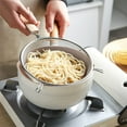 thumbnail image 2 of SHENMO Good Quality Fine Mesh Stainless Steel Colander, Stainless Steel Flour Sieve with, Fine Mesh Handle, Mesh Colander with Handle Kitchen strainer for draining. (Silver 16cm), 2 of 4