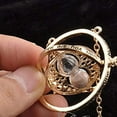 thumbnail image 4 of Hermione Time Turner Necklace Wizard Falcon Horcrux Hourglass Pendant, 4 of 5