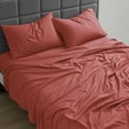 thumbnail image 2 of Nestl Split King Sheet Set, 1800 Series Microfiber Deep Pocket 4 Piece Bed Sheet Set, 2 of 8