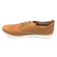 thumbnail image 3 of Polar Fox Men's 30208-Brown Leatherette Round Toe Sneakers, 3 of 6