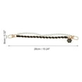 thumbnail image 2 of Unique Bargains 1 Pc Durable Camellia Faux Pearl Bag Extender Chain Black Zinc Alloy, 2 of 5