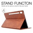 thumbnail image 3 of Dteck Case for Samsung Galaxy S6 10.5" SM-T860 T865 (2019 Released),Magnetic Leather Wallet Card Holder Kickstand Folio Shockproof Cover 10.5-inch,Brown, 3 of 6