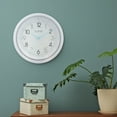 thumbnail image 6 of La Crosse Clock 10 Inch Night Vision White Silent Quartz Analog Clock, 404-4525, 6 of 6