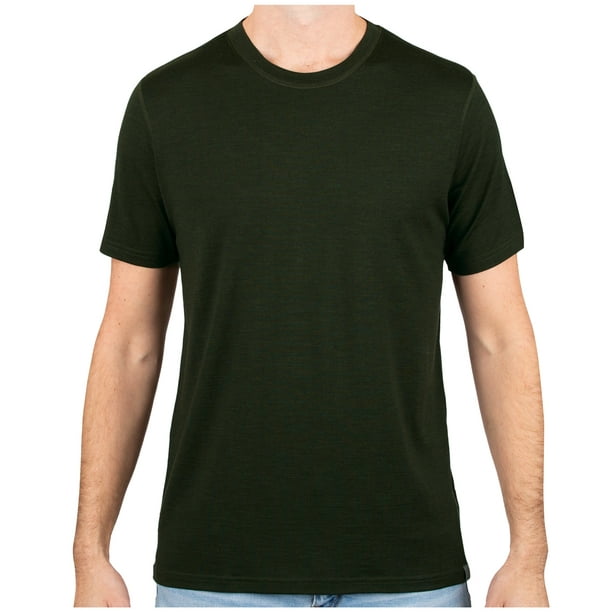 MERIWOOL Men’s Merino Wool Short Sleeve T Shirt Lightweight Base Layer ...