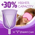 thumbnail image 5 of VENUS Menstrual Cup, BPA-Free & 100% Medical Grade Silicone Period Cup, Large, 1-Pack, 5 of 10