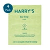Harry's Men's Cleansing Bar Soap, Grove Scent, 4 oz, 4 Pack