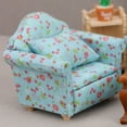 thumbnail image 5 of Homerr Dollhouse Living Room Furniture Miniature Sofa Set 1/6 1/12 House Furniture Couch Model with Pillow Sofa Figurine Royal Style Good Detail Microscale Scene Photo Prop Miniature, 5 of 10