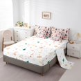thumbnail image 5 of Manfei Cute Nutcracker Twin Bedding Sets 7pcs for Kids, Christmas Tree Snowflake Bedding Comforter Set, Pink Merry Xmas Sheet Sets, Super Cozy Room Decor, 5 of 8