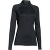 under armour 1271619 women's navy coldgear infrared 1/4 zip shirt - size x-large