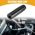 thumbnail image 2 of 1 tapón de extremo de manguera de vacío de entrada de tapa de refrigerante de silicona universal de 8 mm de diámetro interior de 0,31 pulgadas - Coche para puerto de agua de vacío de derivación del calentador de refrigerante - Silicona negra Unique Bargains Tapa de manguera de silicona, 2 of 6