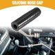 thumbnail image 2 of 1 tapón de extremo de manguera de vacío de entrada de tapa de refrigerante de silicona universal de 8 mm de diámetro interior de 0,31 pulgadas - Coche para puerto de agua de vacío de derivación del calentador de refrigerante - Silicona negra Unique Bargains Tapa de manguera de silicona, 2 of 6