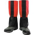 thumbnail image 1 of Guêtres Imperméables pour Hommes, Guêtres de Randonnée, 1 Paire Hommes Femmes Imperméables Protection Neige Jambes Pieds Housses de Guêtres Leggings d'Alpinisme pour Randonnée Extérieure Ski Randonnée Escalade Rouge, 1 of 4