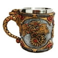 thumbnail image 4 of Ebros Golden Steampunk Cyborg Robotic Dragon Beer Stein Tankard Coffee Cup Mug, 4 of 4