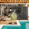 thumbnail image 4 of Metal Privacy Screen for Outdoor Freestanding Privacy Screens, 72" H x 44" W Decorative Fence Panels with Stand, Patio Metal Screens for Outside Outdoor Divider Deck Balcony Garden and Indoor, 4 of 7