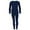 Navy, variant on Only Boys Kid's Waffle Thermal Long Underwear 2-Piece Set