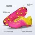 thumbnail image 2 of Vizari Liga Firm Ground Soccer Cleats for Kids – Durable, Lightweight, and Comfortable Soccer Shoes for Boys and Girls,Pink,12, 2 of 8