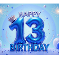 thumbnail image 4 of Colorful Design Happy 13 Birthday Banner Decorative Theme Decorative Design for Teen Party Birthday Celebration Indoor Use, 4 of 8