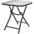 thumbnail image 1 of Outsunny Patio Table, Folding Coffee Table for Patio, Balcony, Backyard, 1 of 10