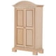 thumbnail image 1 of Miniature Wooden Wardrobe for Dollhouse – Tiny Closet Model for Micro Scene Decoration, Handmade Dollhouse Furniture for Birthdays & Holidays, 1 of 5