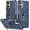 Blue, variant on HCTian Case for Moto G34 5G Case, Motorola G34 XT2363-2 Case, Heavy Duty Kickstand Holder Built-in Magnetic Car Mount Shockproof Camera Protective Phone Cover for Motorola Moto G34 5G